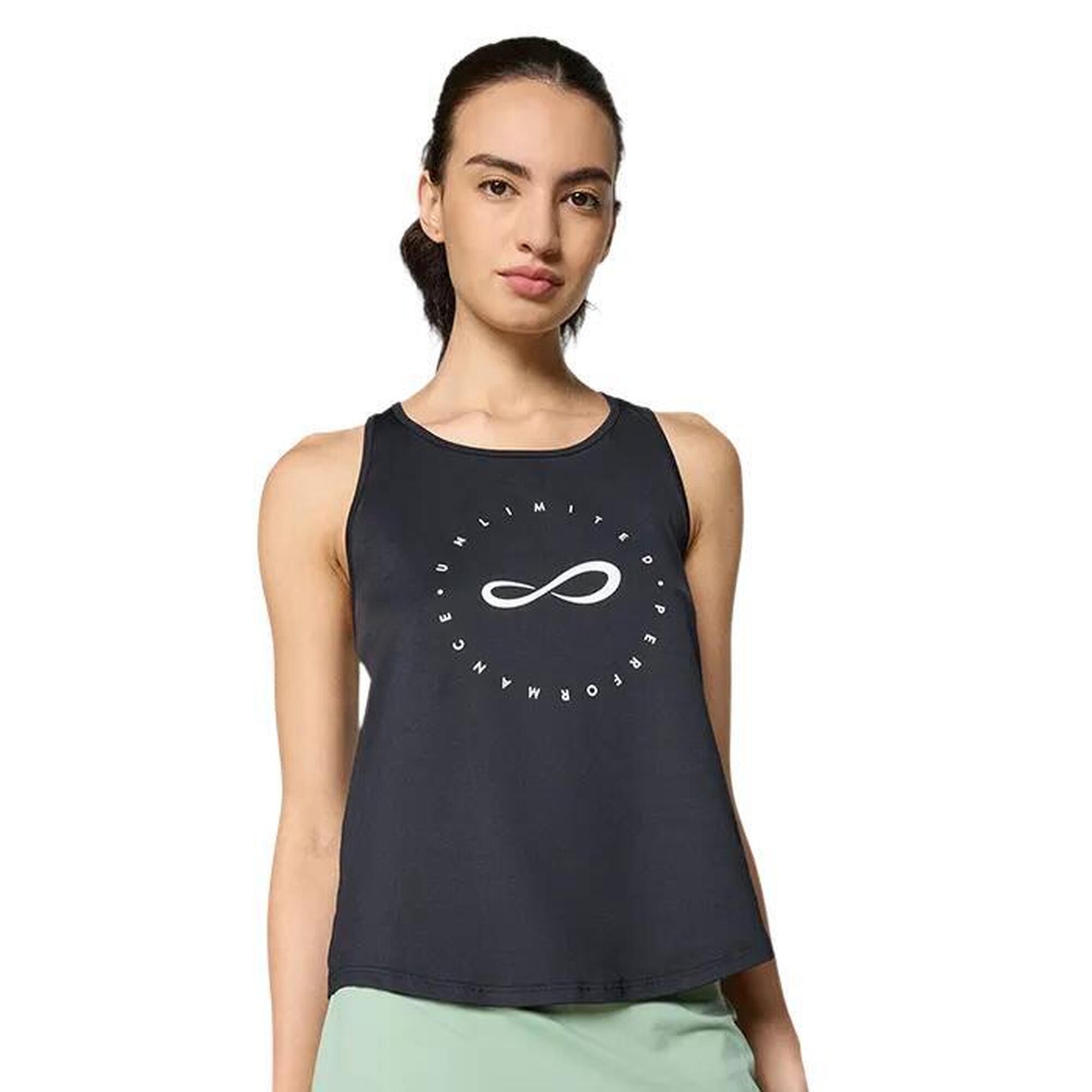 Endless Pools - T-shirt Endless Cercle Femme - T-shirt Manches Courtes - Noir - Decathlon