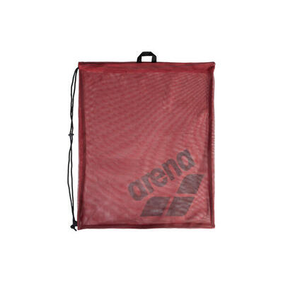 Arena one go mesh bag - crimson