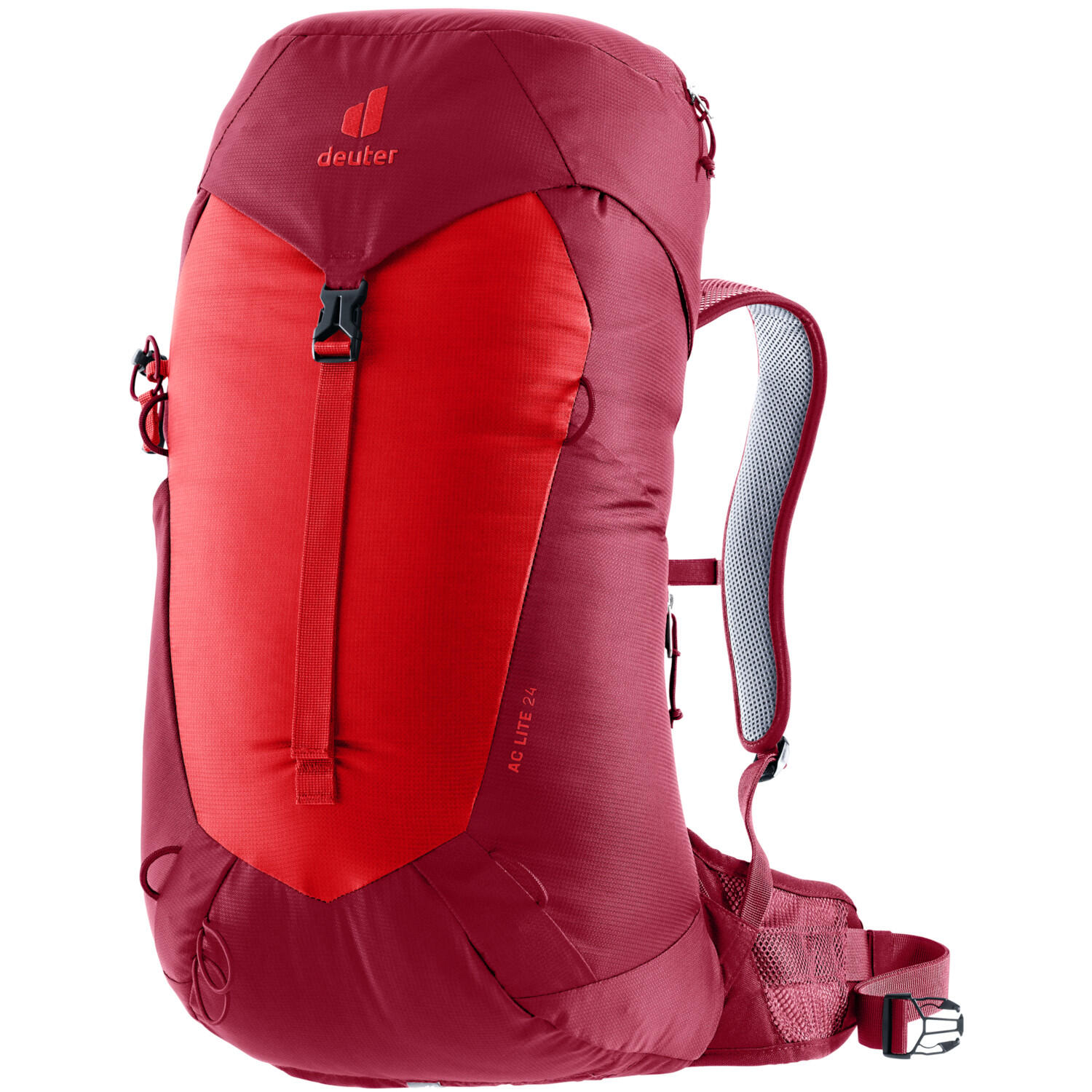 Plecak z siatką dystansową Deuter AC Lite 24 - cherry/masala
