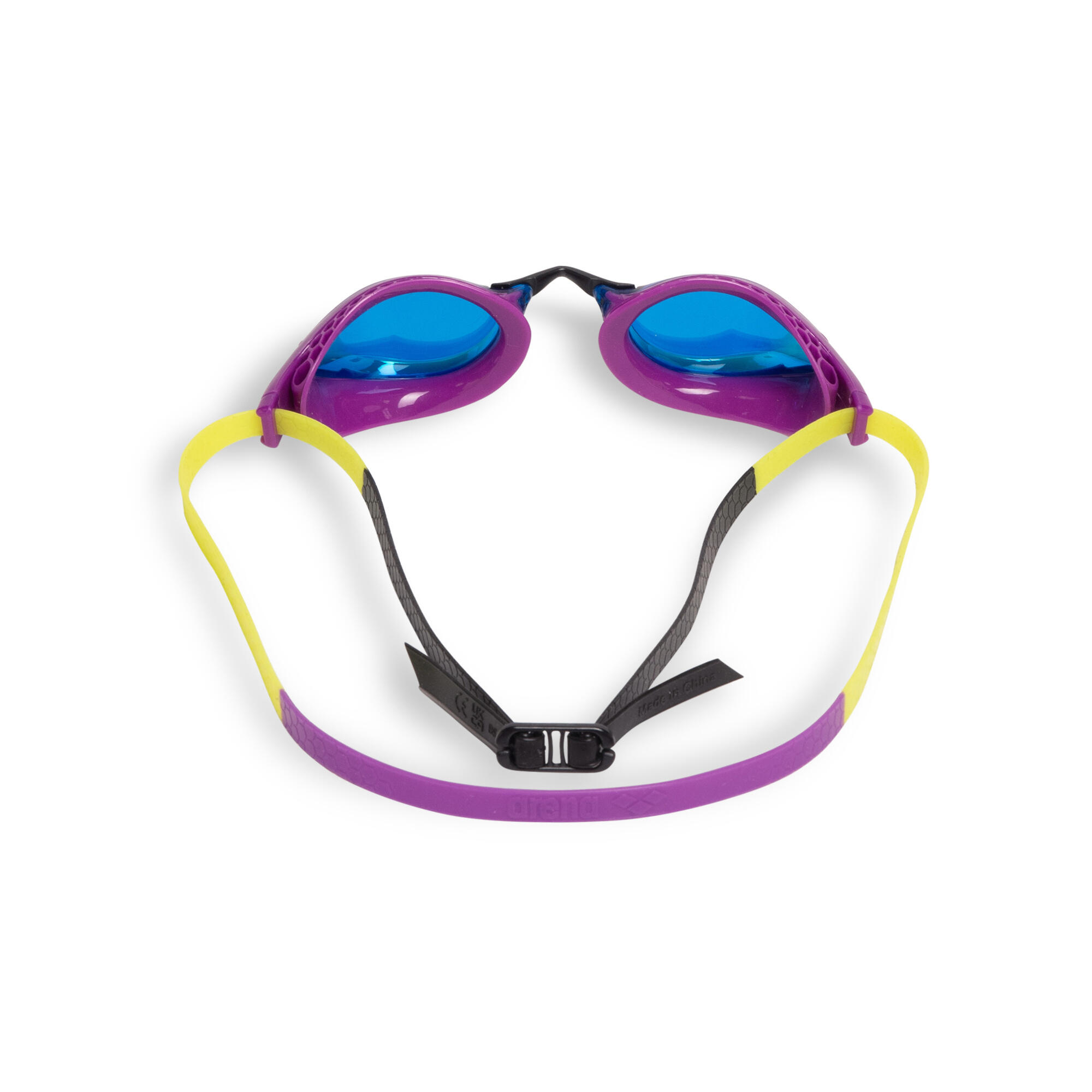 Óculos de natação Arena Air-Speed Mirror Roxo / Amarelo 2/8