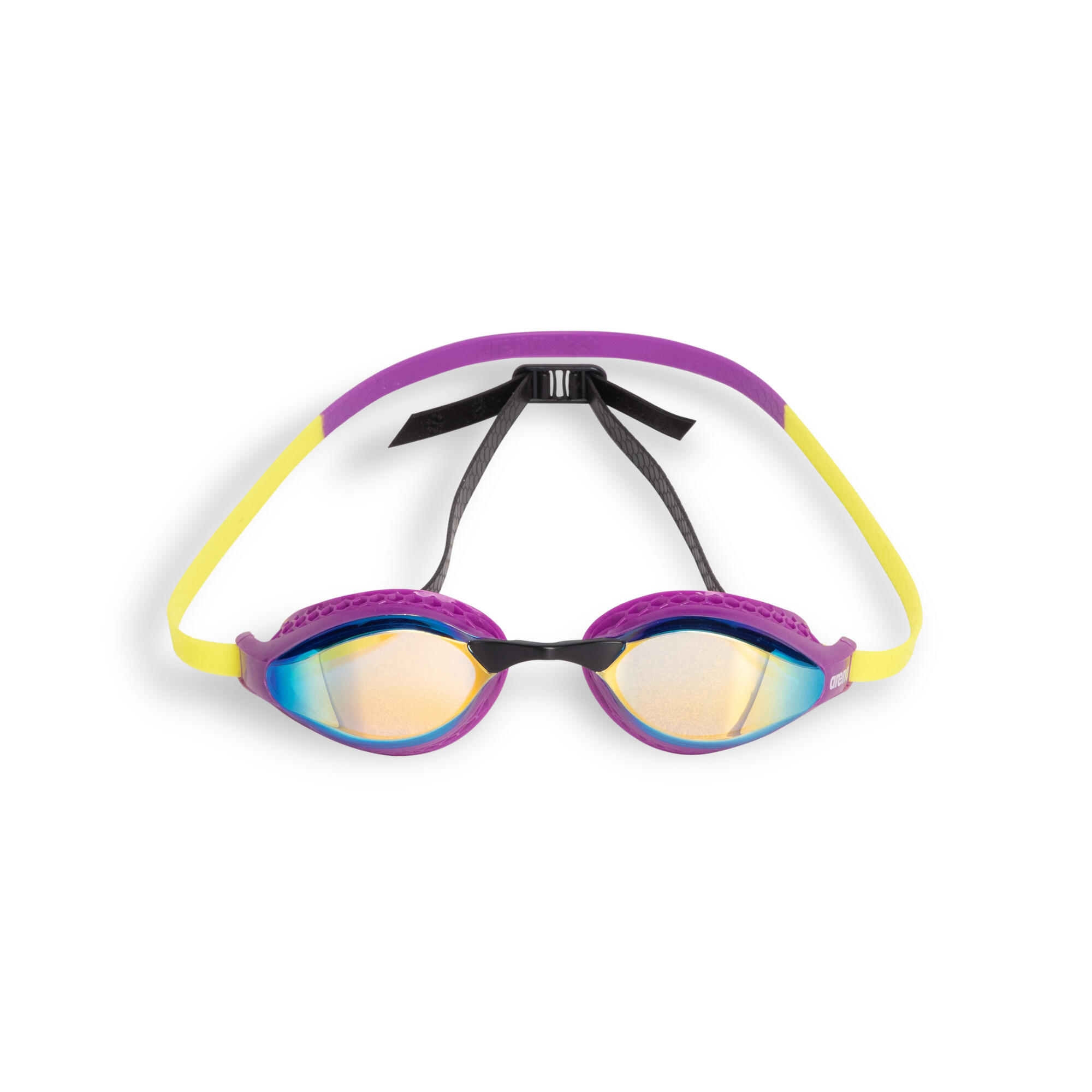 Óculos de natação Arena Air-Speed Mirror Roxo / Amarelo 8/8