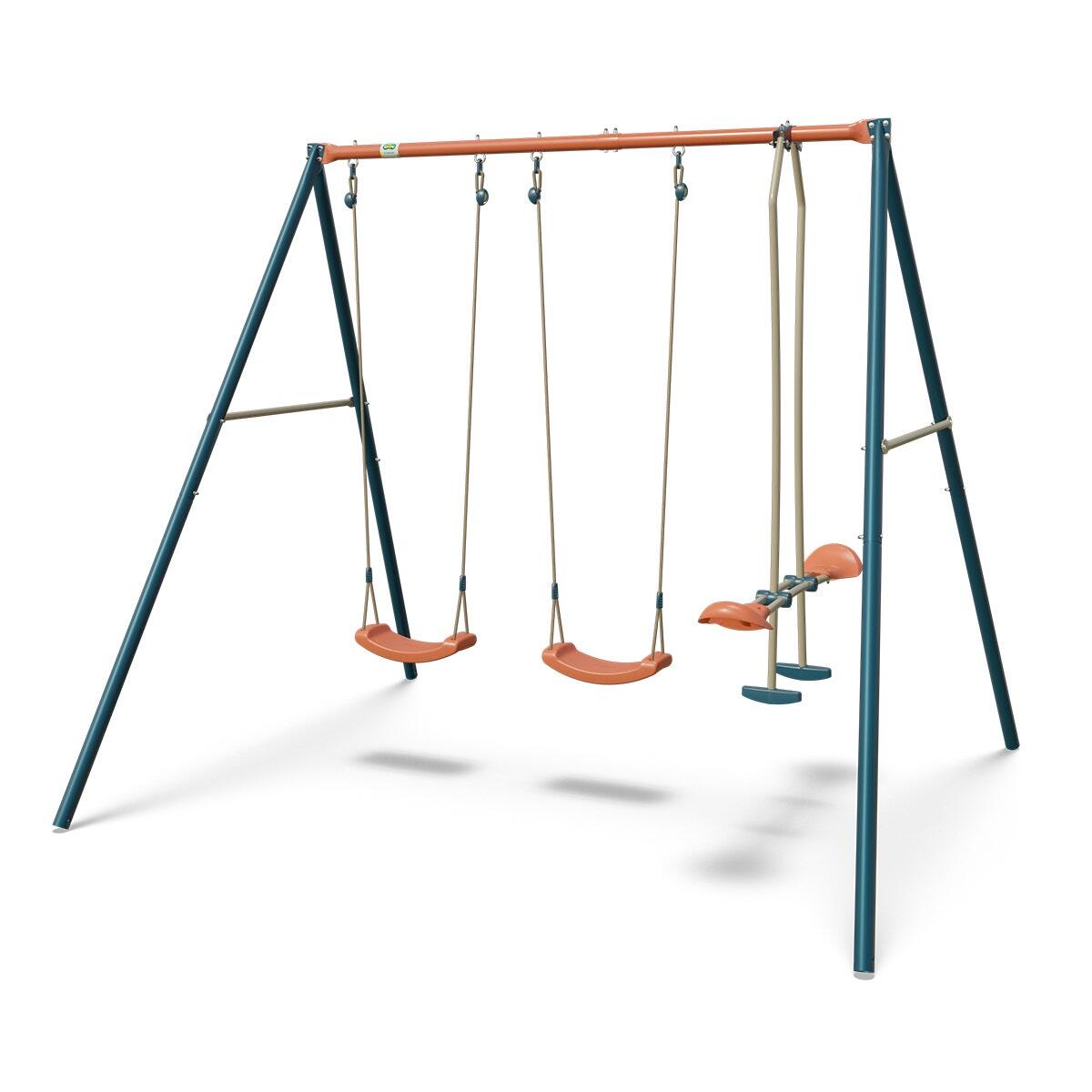 Portique métal 2,20 m Axion TEO 4 Enfants 1/7