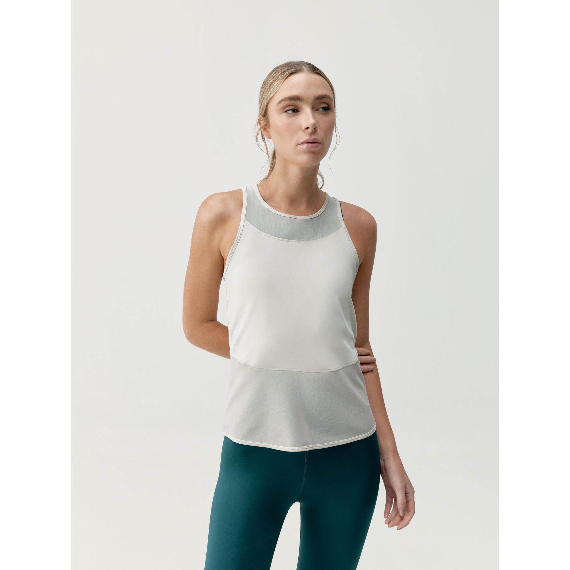 Born Living Yoga - T-shirt De Sport Femme Kiava Born Living Yoga - T-shirt Manches Courtes - Beige|gris - S - Decathlon