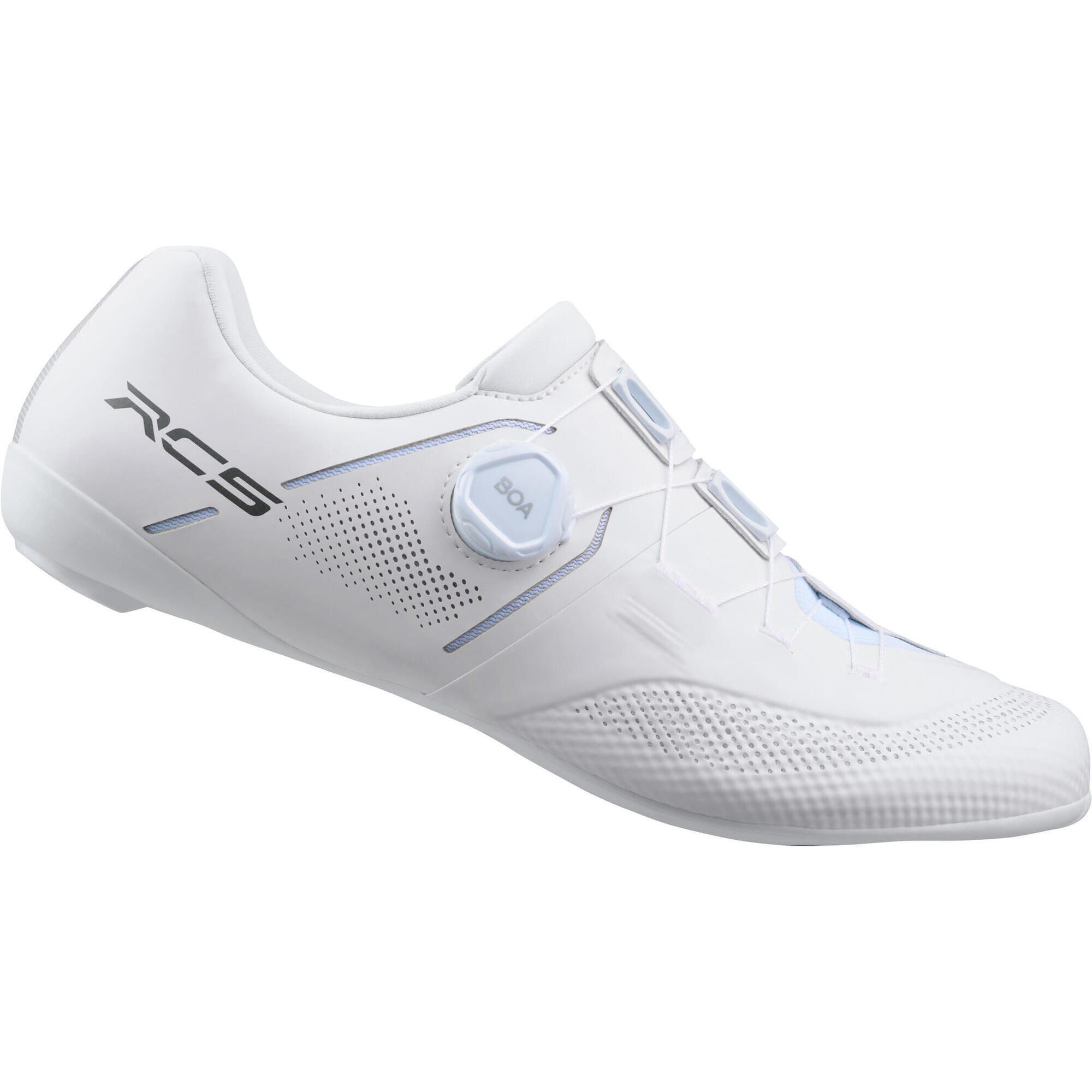 Shimano - Chaussures De Cyclisme Sur Route Rc503, Blanches - Chaussures De Vélo - Blanc - 30 - 30,5 Cm - Decathlon