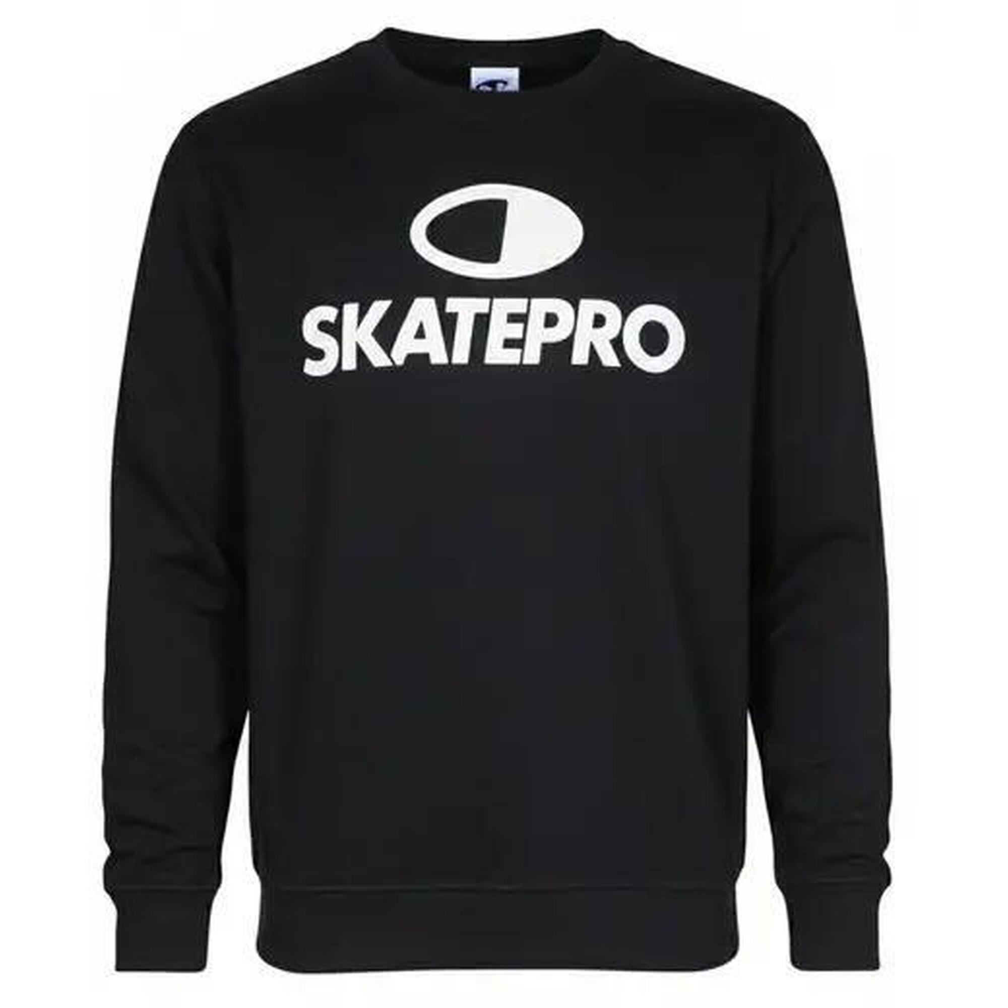 Odzież Bluza sportowa unisex SkatePro Crew Neck - M - Czarny