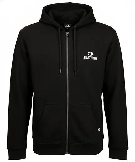 SkatePro Zip Felpa con cappuccio - L - Nero