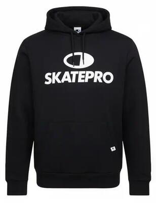 SkatePro Felpa con Cappuccio - 12-14 - New Black