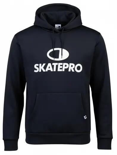 SkatePro Tech Felpa con cappuccio - L - Black / White