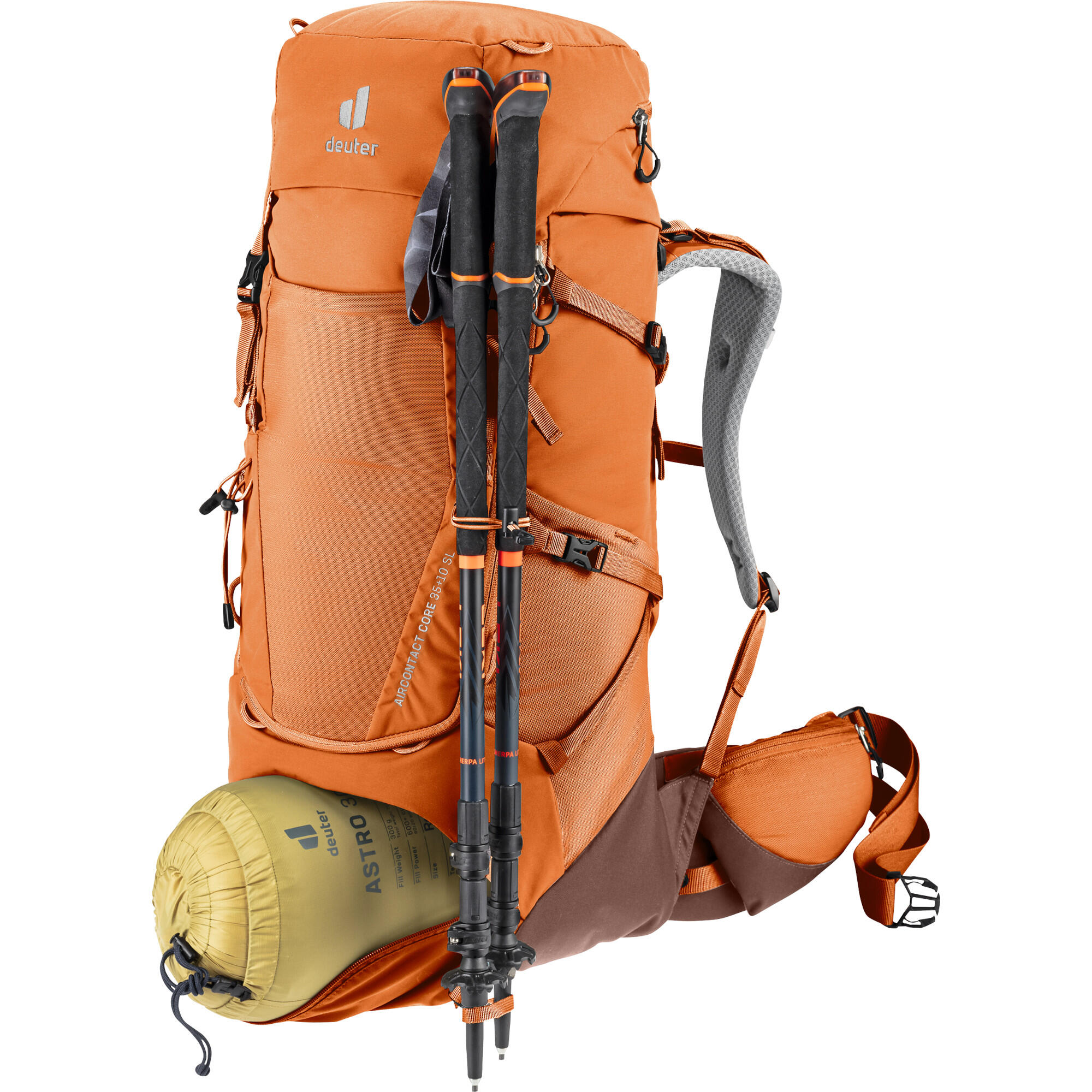Mochila de mujer Deuter Aircontact Core 35+10 SL ventilada 35+10L resistente 4/7