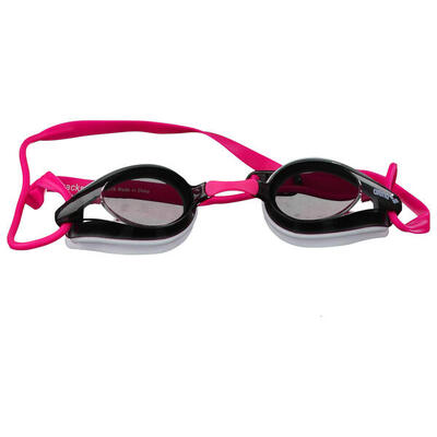 Arena tracks racing zwembril roze met smoke lenzen