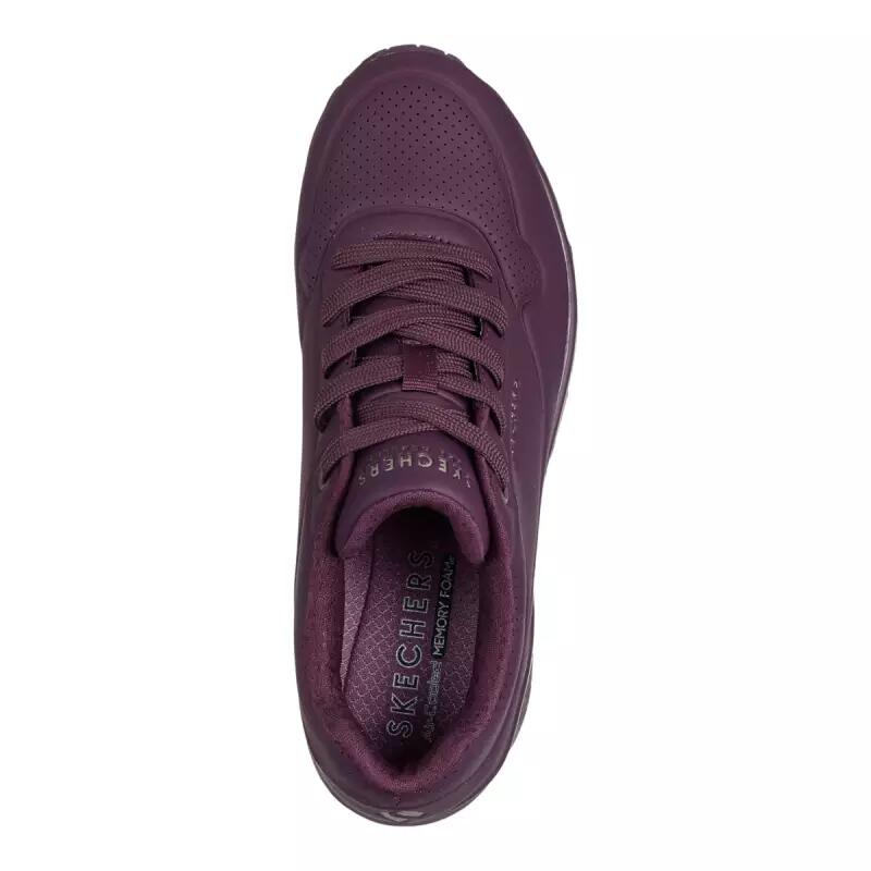 Baskets Femme Baskets Skechers 73690 Noir Bordeaux Skechers 4/7
