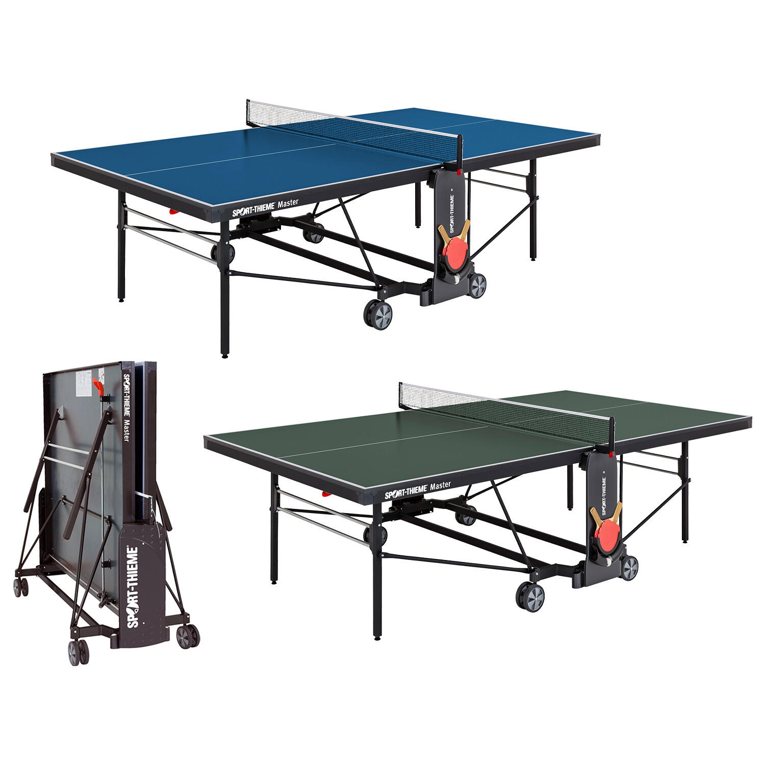 Table Tennis Table Master Green Tischtennis Unisex 3/4
