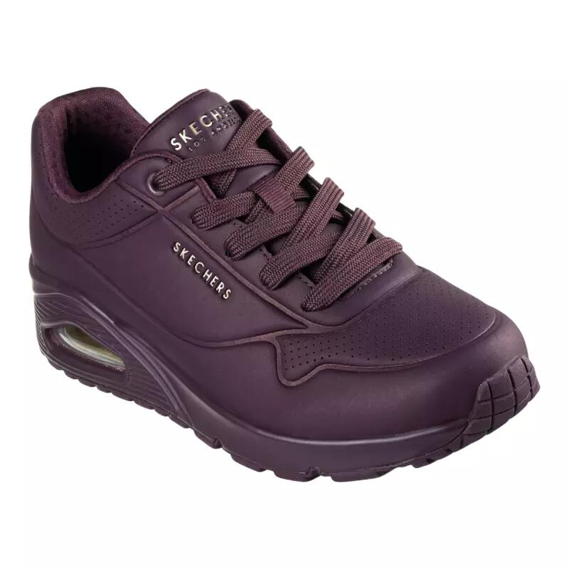 Baskets Femme Baskets Skechers 73690 Noir Bordeaux Skechers 2/5