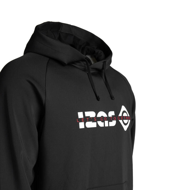 Izas Camisola WACO unissexo com logótipo , capuz ajustável e mangas raglan em 3/3