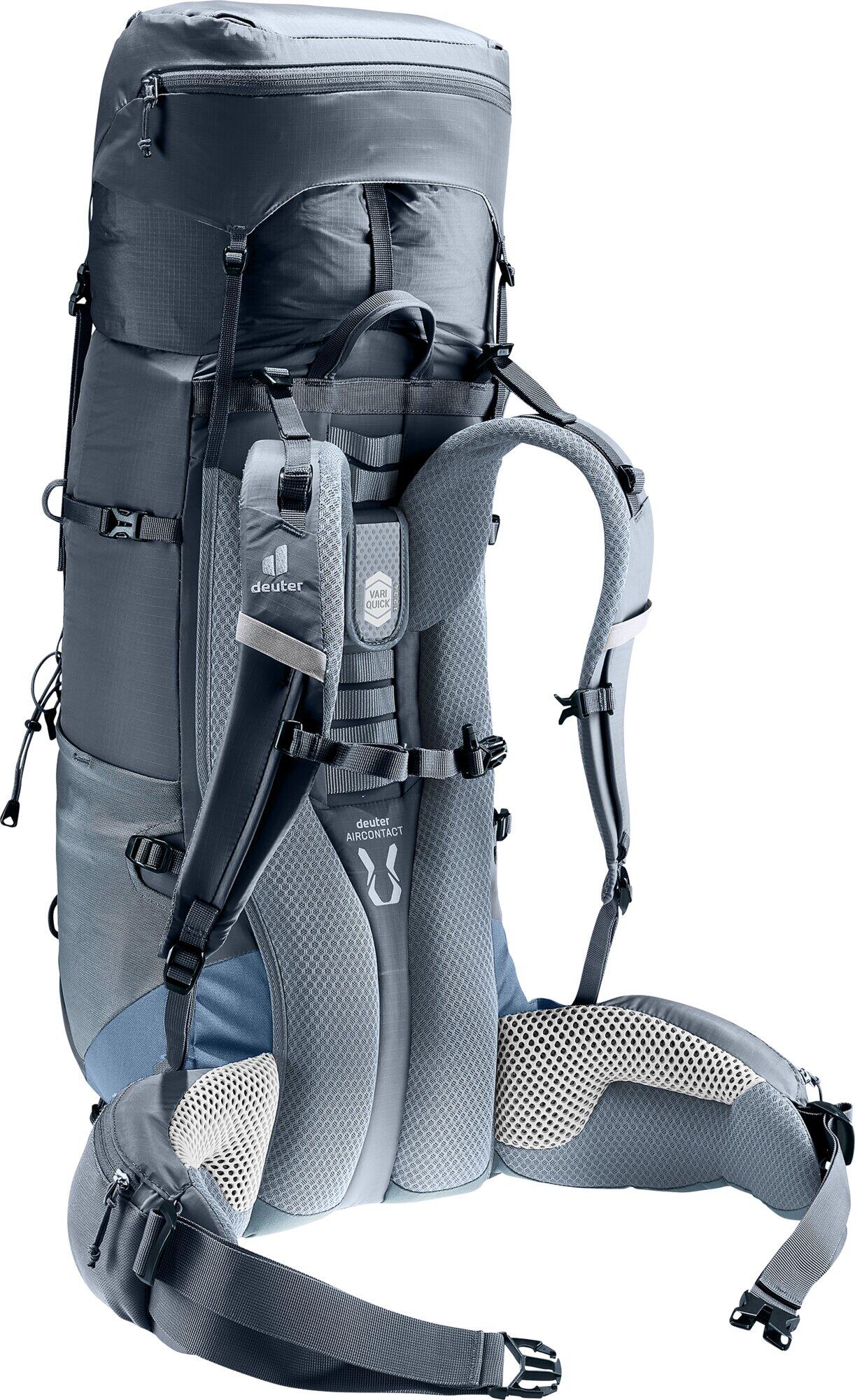 Plecak trekkingowy Deuter Aircontact Lite 40 + 10 - black/marine 2/7