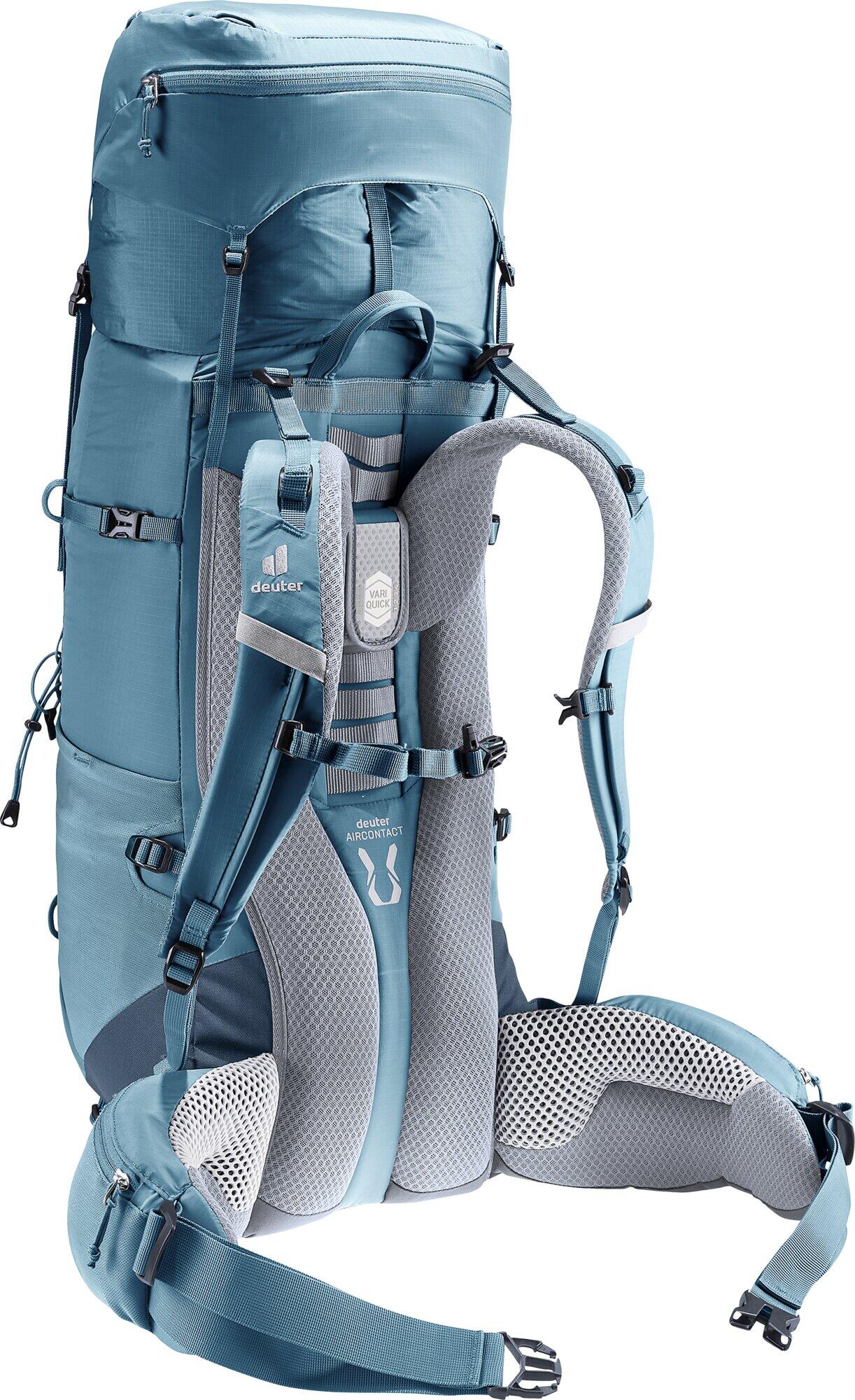 Sac à dos Deuter AirContact Lite 40+10 L Atlantic Ink VariQuick 42–62 cm ventilé 8/8