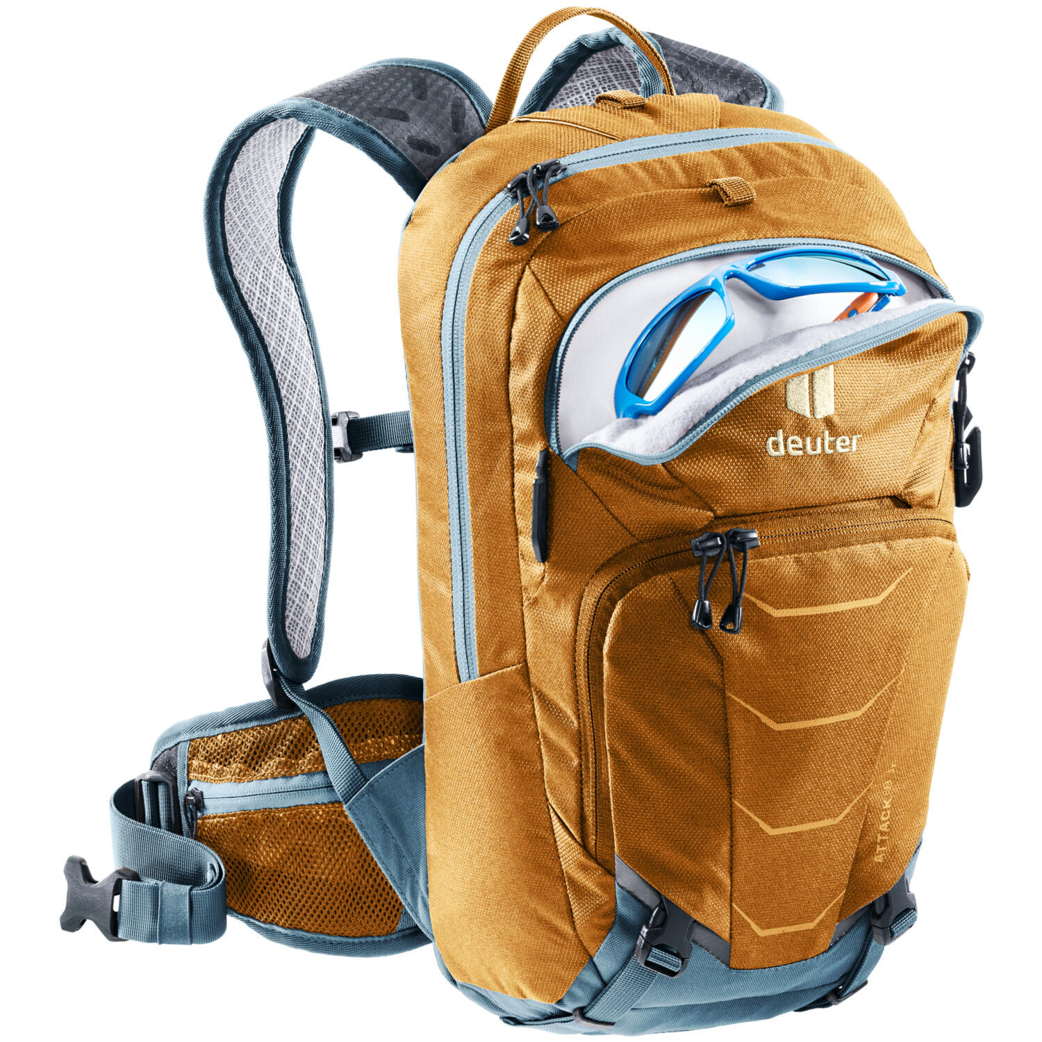 Plecak rowerowy Deuter Attack 8 JR - cinnamon/atlantic 11/12