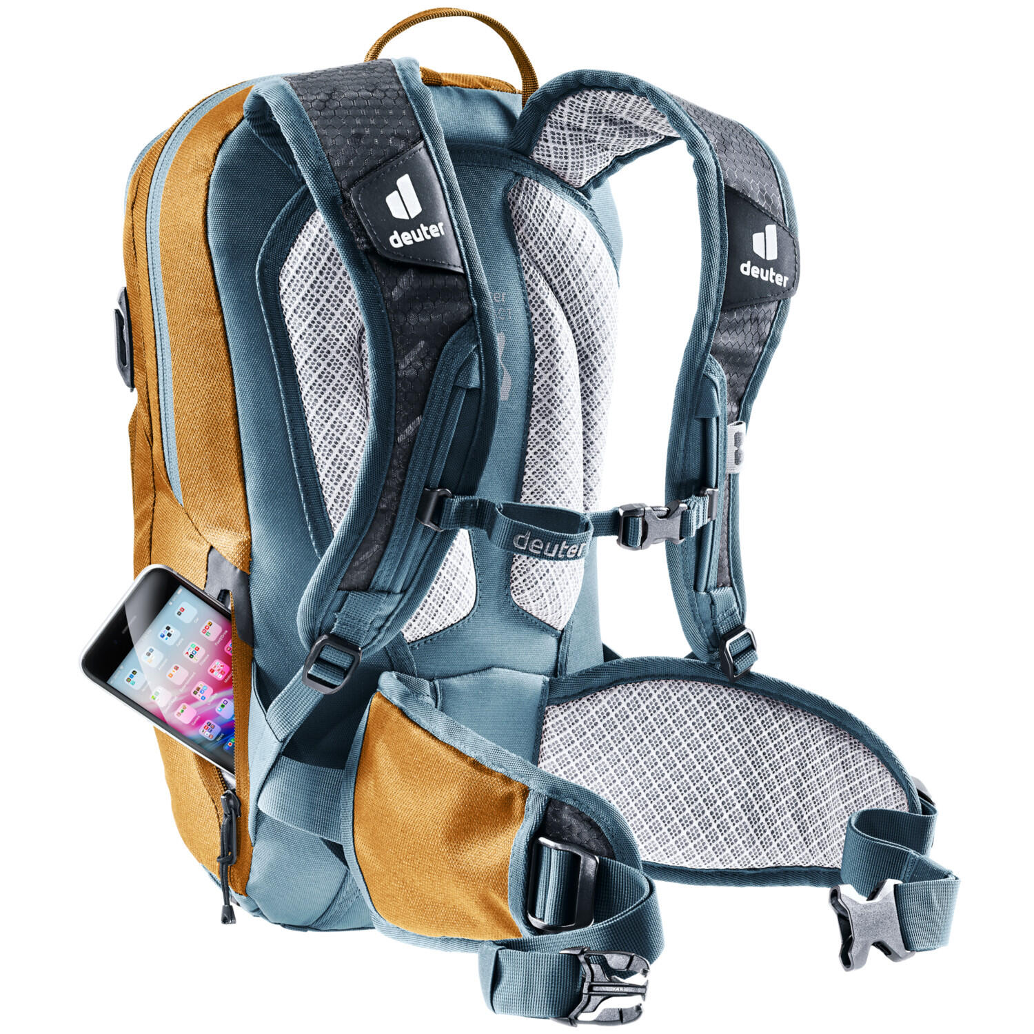Plecak rowerowy Deuter Attack 8 JR - cinnamon/atlantic 12/12