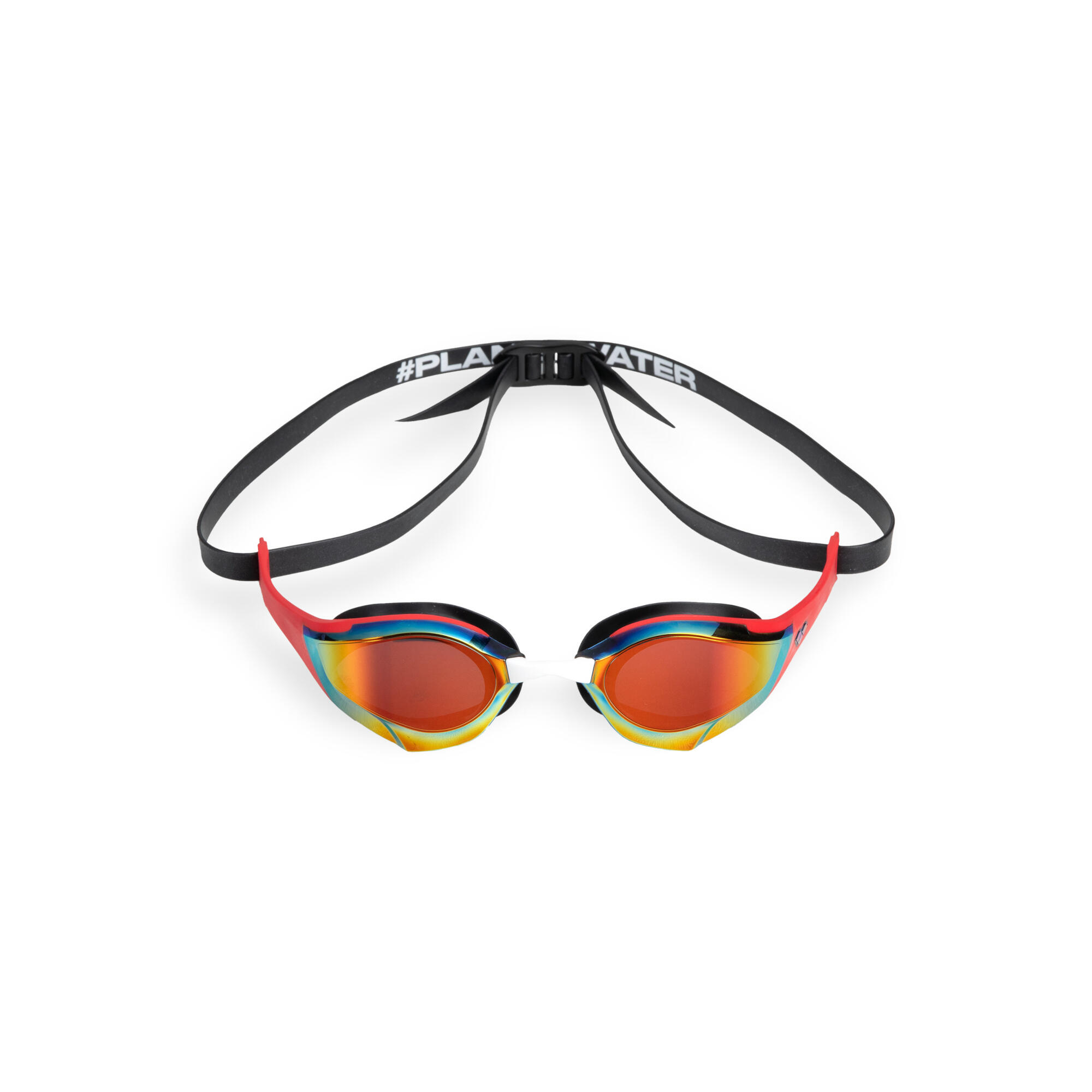 Gafas de natación Arena Cobra Edge Swipe Mirror Oro/Rojo 8/13