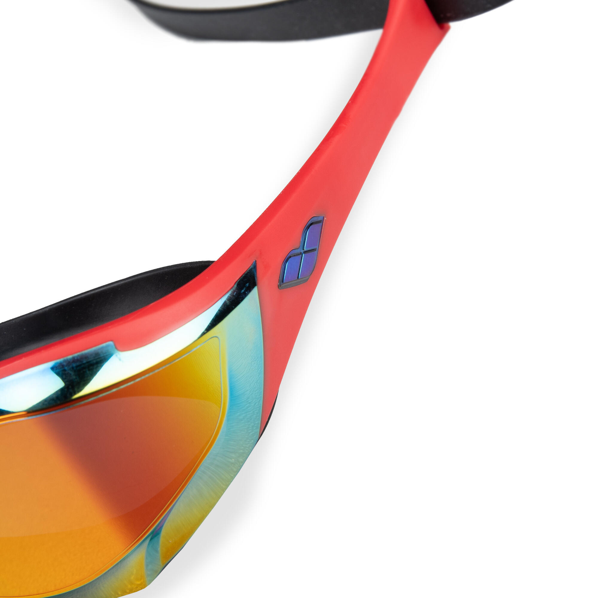 Gafas de natación Arena Cobra Edge Swipe Mirror Oro/Rojo 11/13