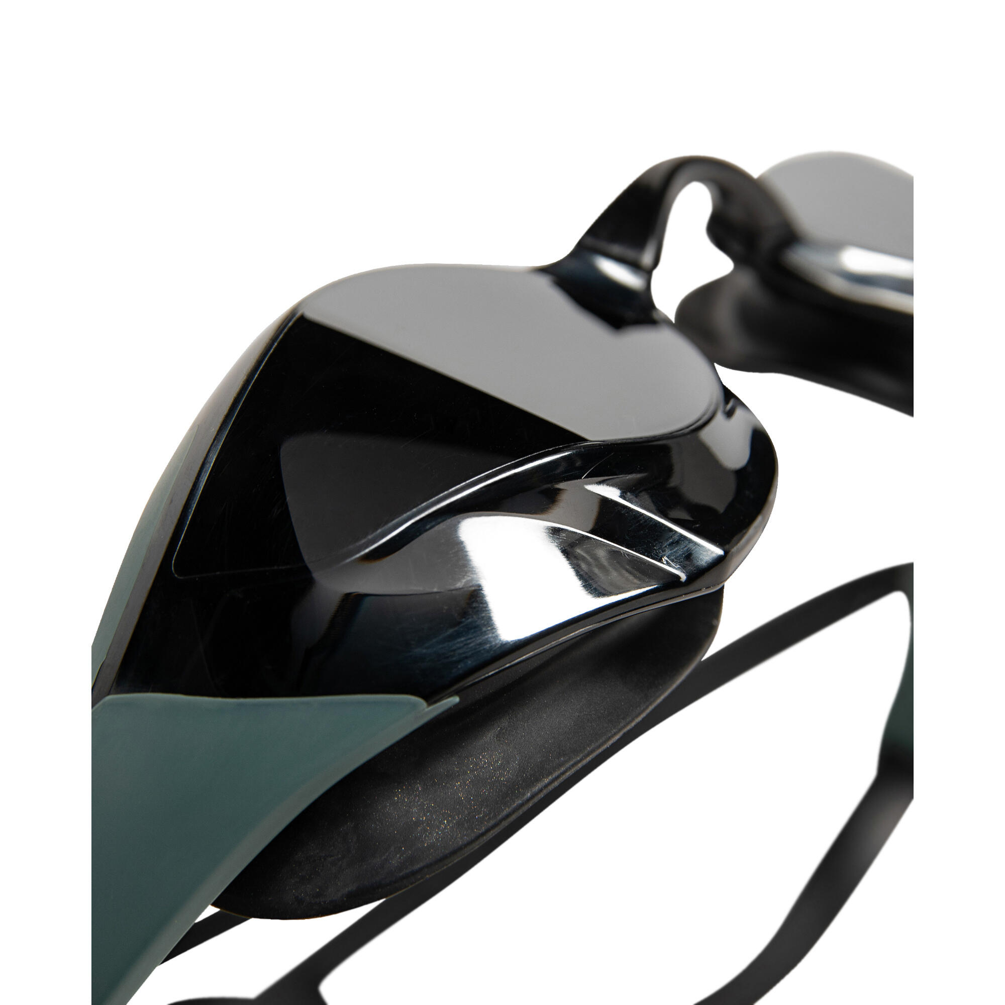 Arena Cobra Edge Swipe Schwimmbrille mit verspiegelten Gläsern in Grau-Schwarz 11/12