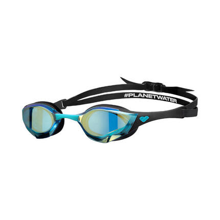 Gafas de sol Arena Cobra Edge Swipe con espejo - Esmeralda/Amarillo/Negro