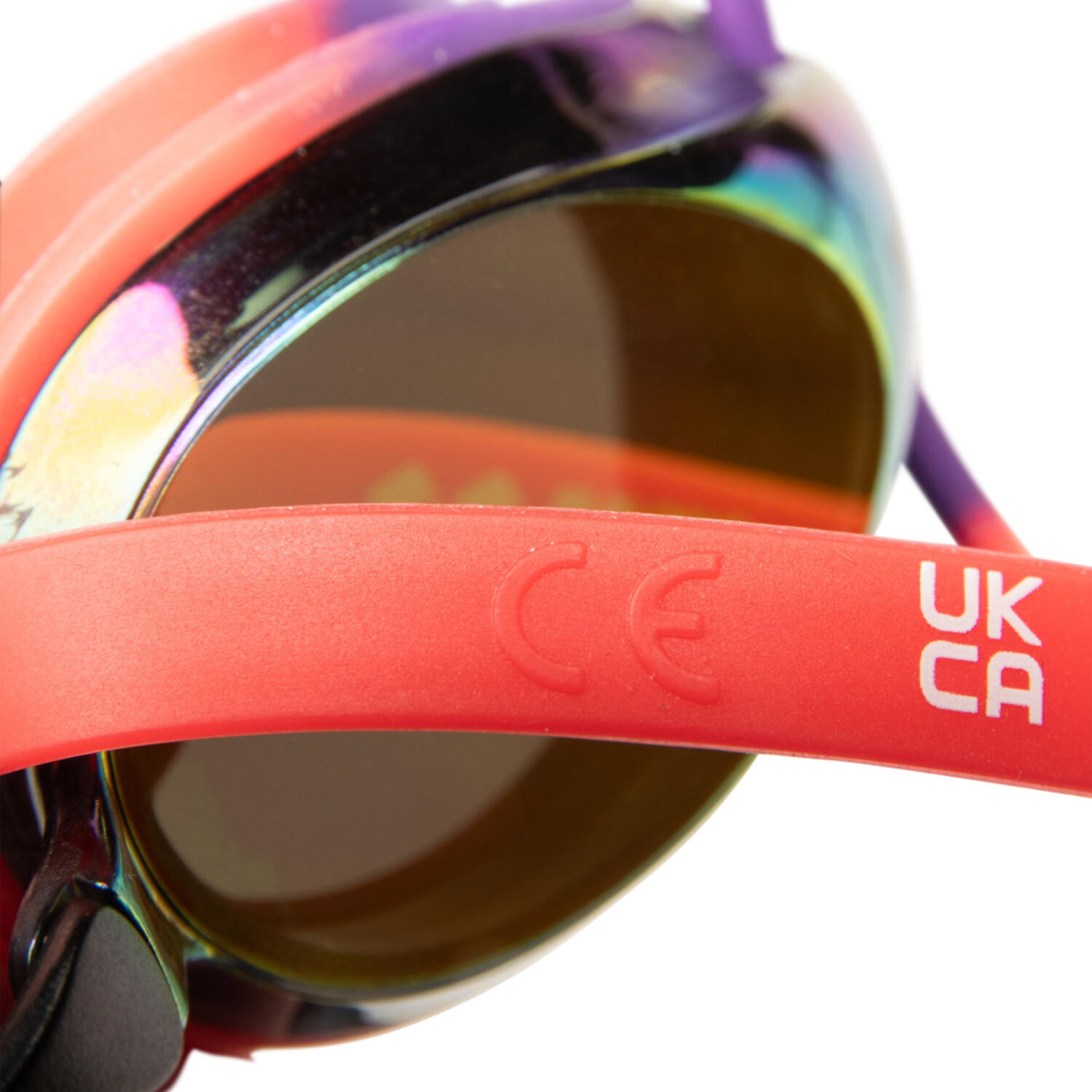 Arena Tracks Mirrored Racing Goggles - Koper / Pruim / Koraal 6/7