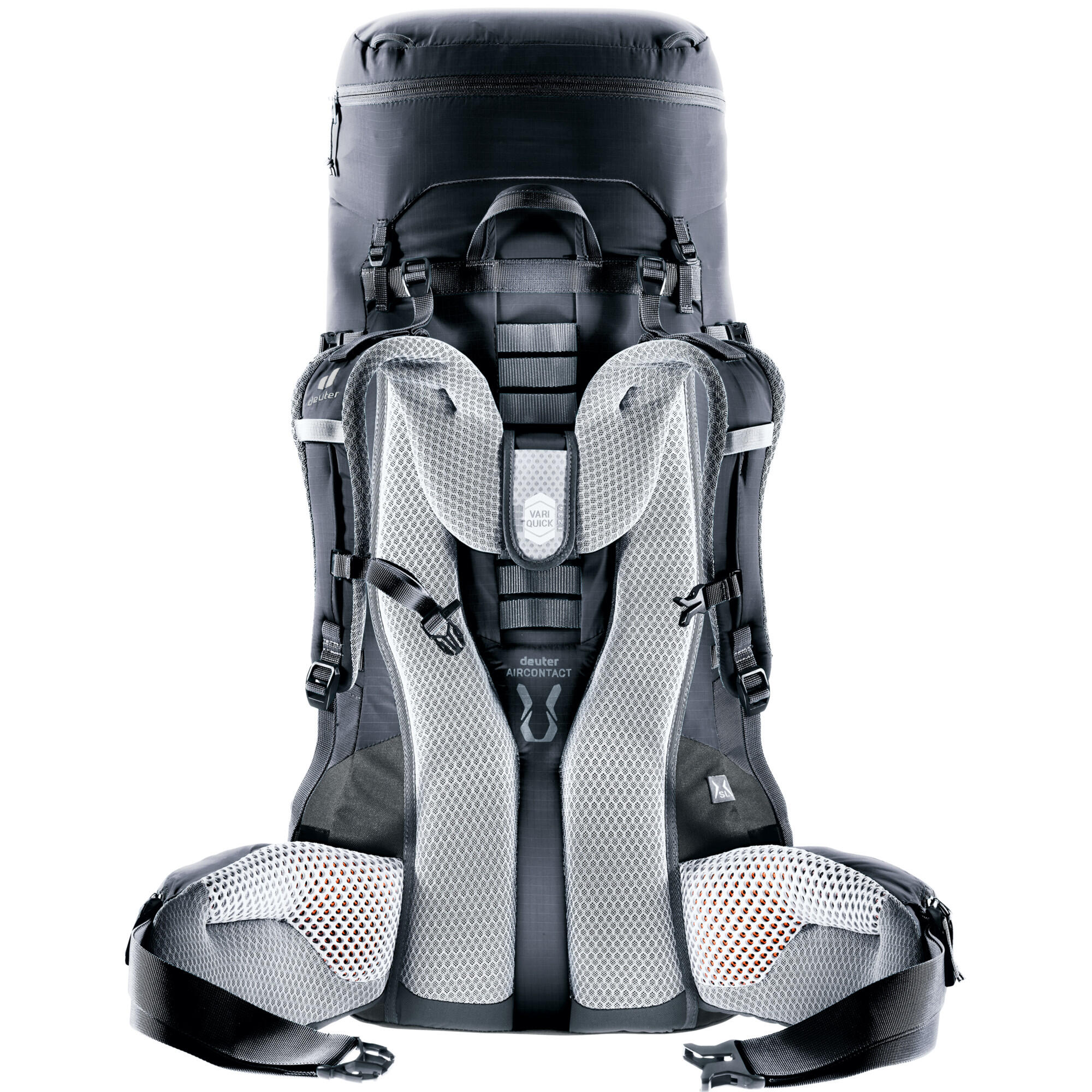 Plecak trekkingowy damski Deuter Aircontact Lite 45 + 10 SL - black/graphite 8/13