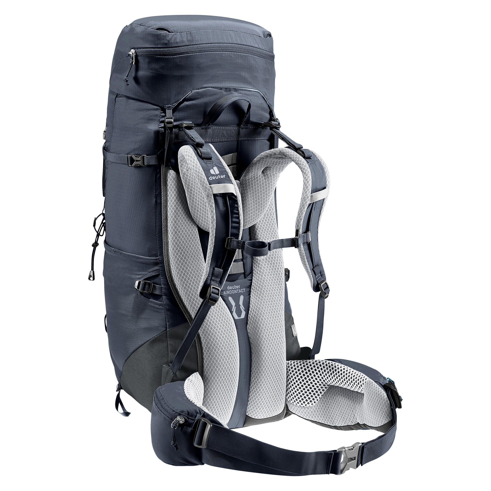 Plecak trekkingowy damski Deuter Aircontact Lite 45 + 10 SL - black/graphite 10/13