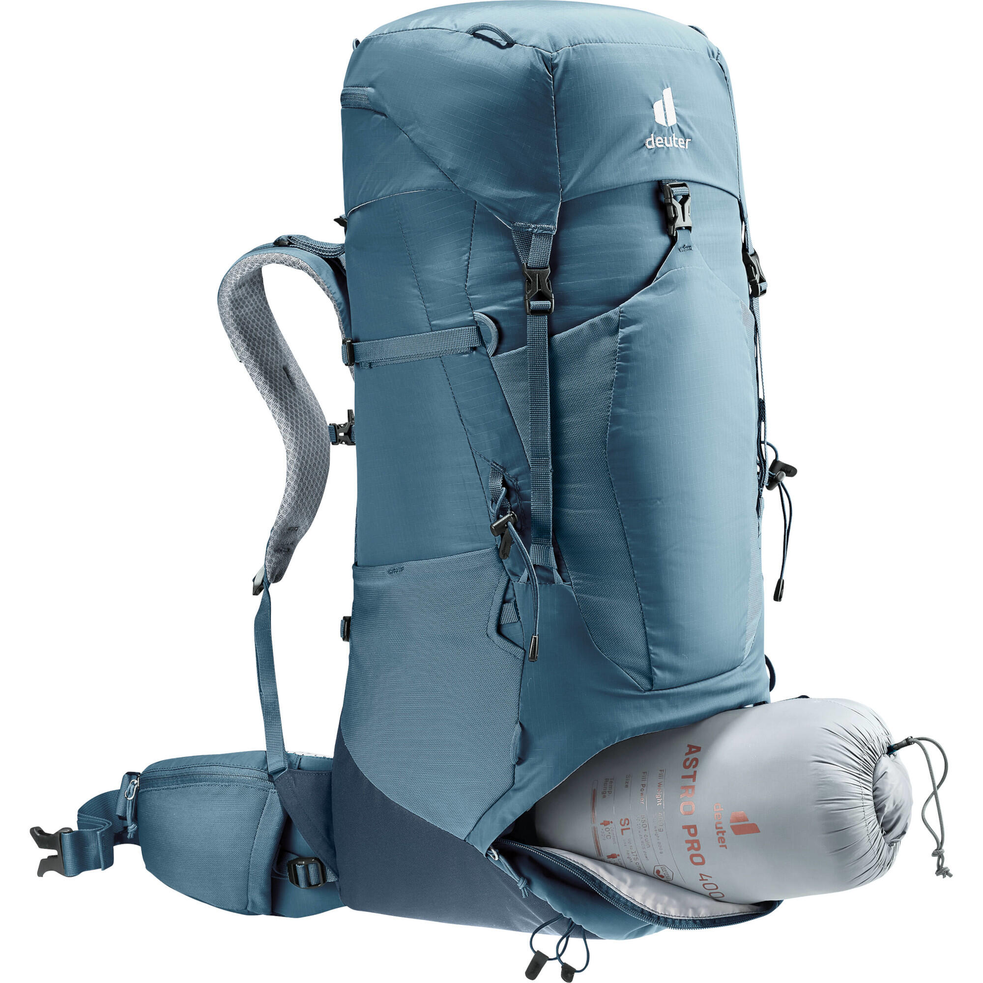Plecak trekkingowy Deuter Aircontact Lite 50 + 10 - atlantic/ink 6/7