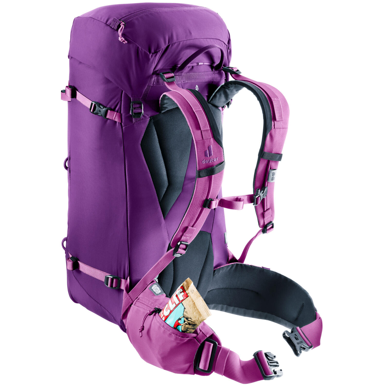 Sac à dos alpin Deuter Guide 32+8 SL femme 40 L Mystic Lotus encadré ergonomique 7/7