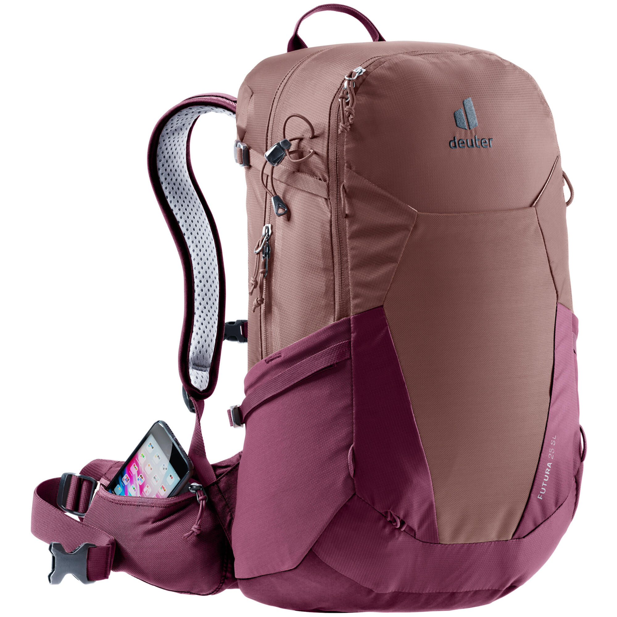 Sac à dos randonnée Deuter Futura 25 SL 25 L, Aircomfort, armature acier recyclé 5/7