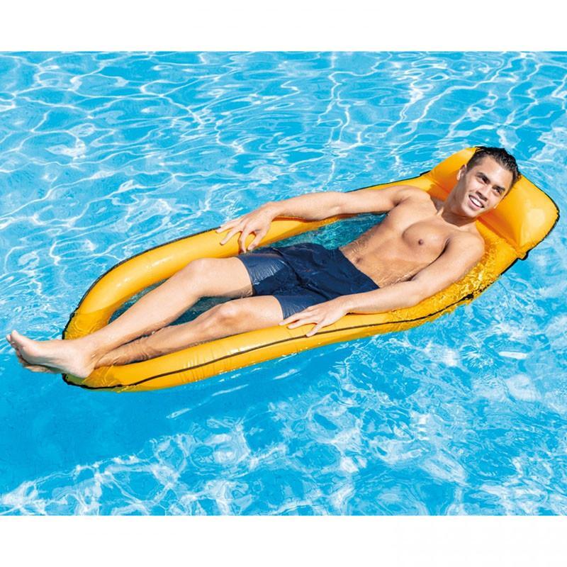 Materasso da spiaggia con rete Intex verde 2/2