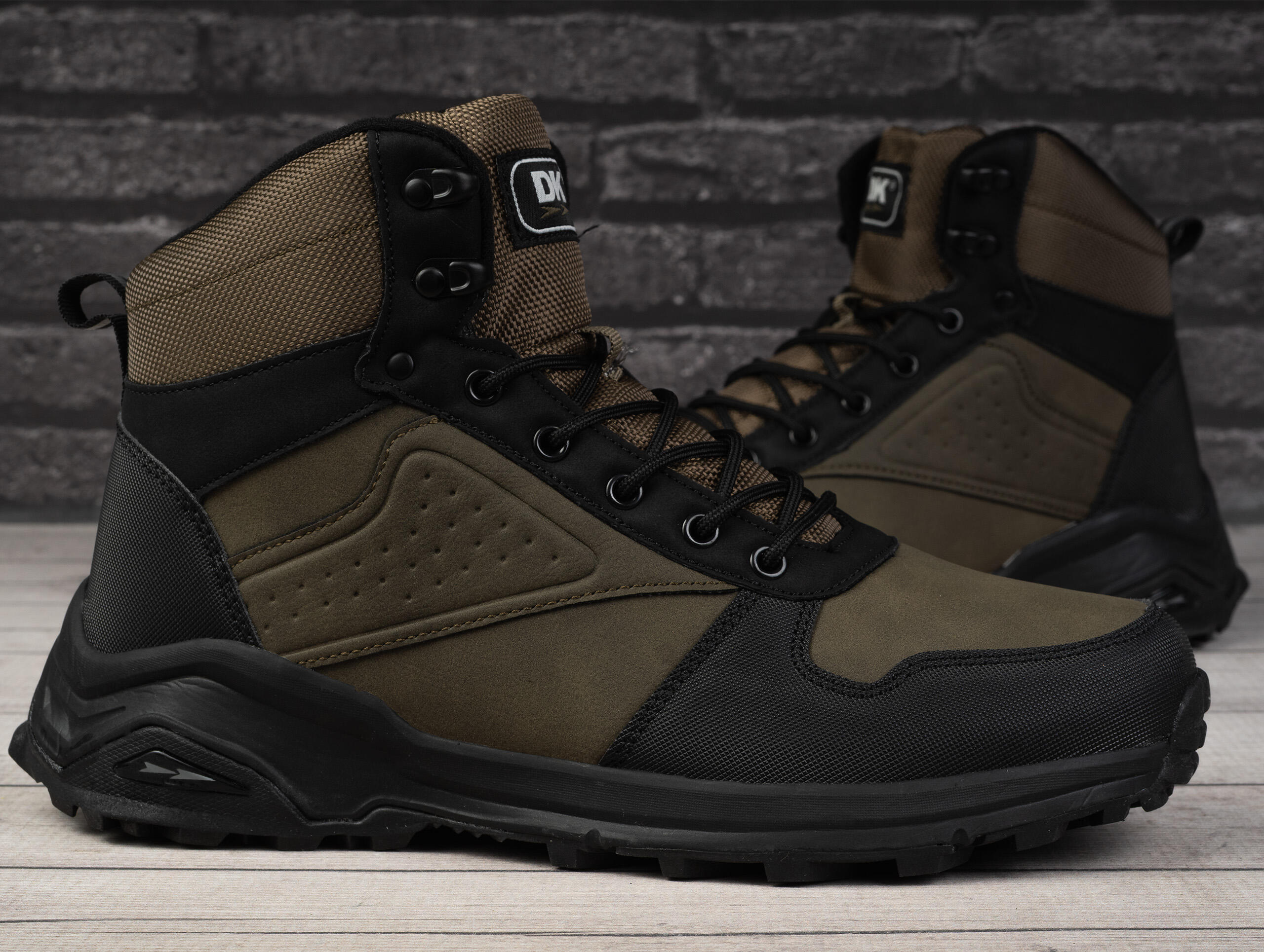 Buty męskie trekkingowe zimowe DK GHOST VB17157 KHAKI