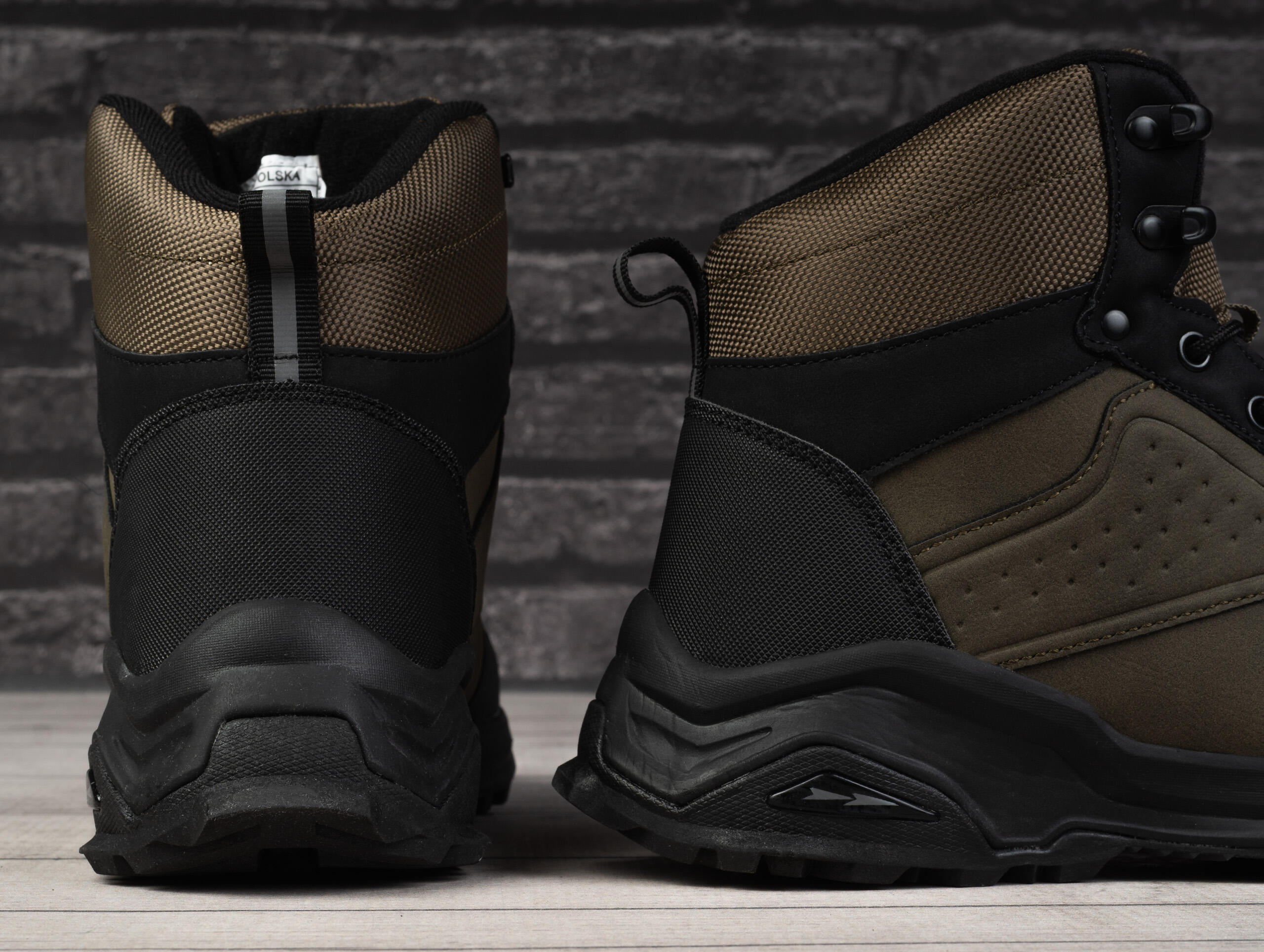 Buty męskie trekkingowe zimowe DK GHOST VB17157 KHAKI 4/6