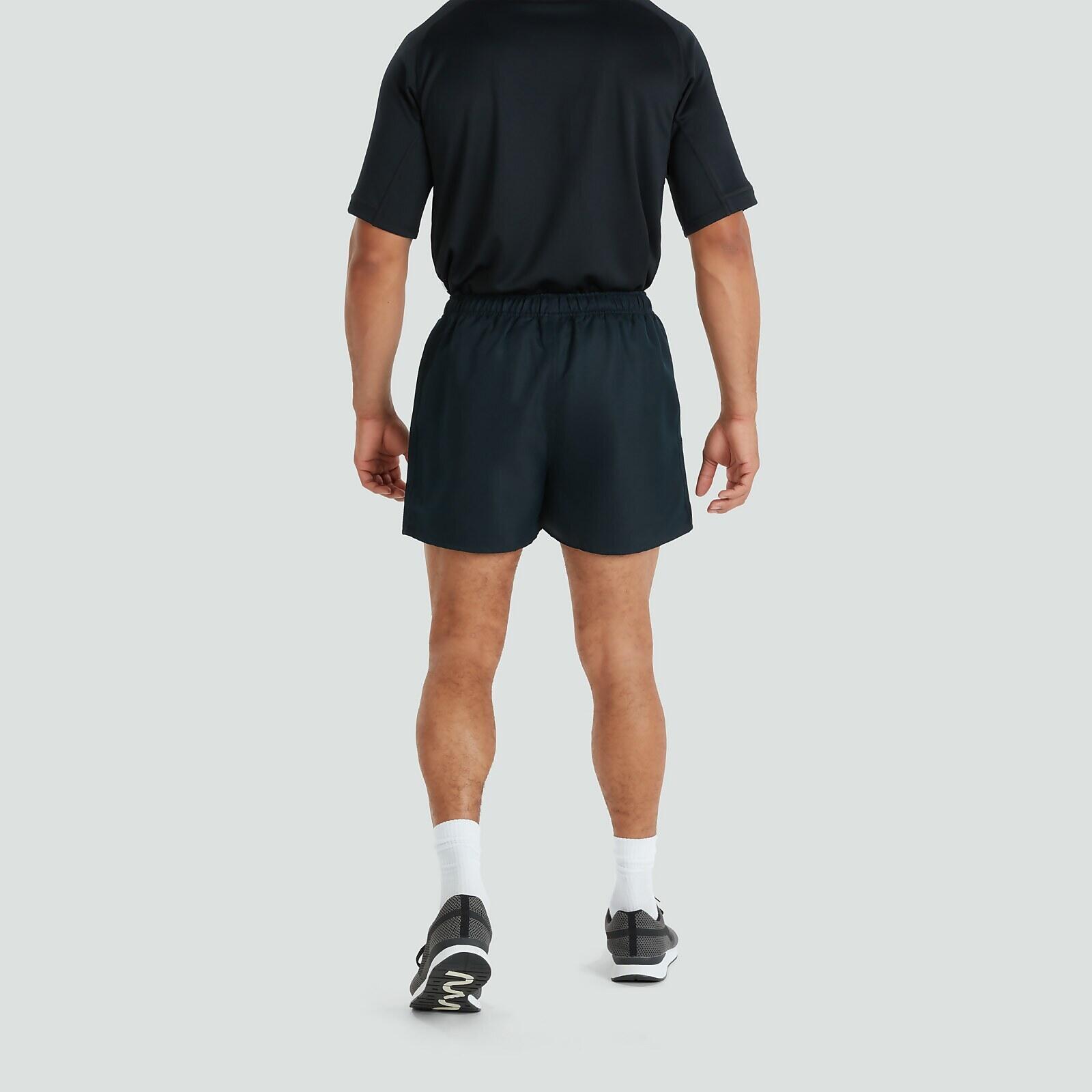 Rugby Sportbroek - Heren Volwassenen Zwart/Wit 4/7
