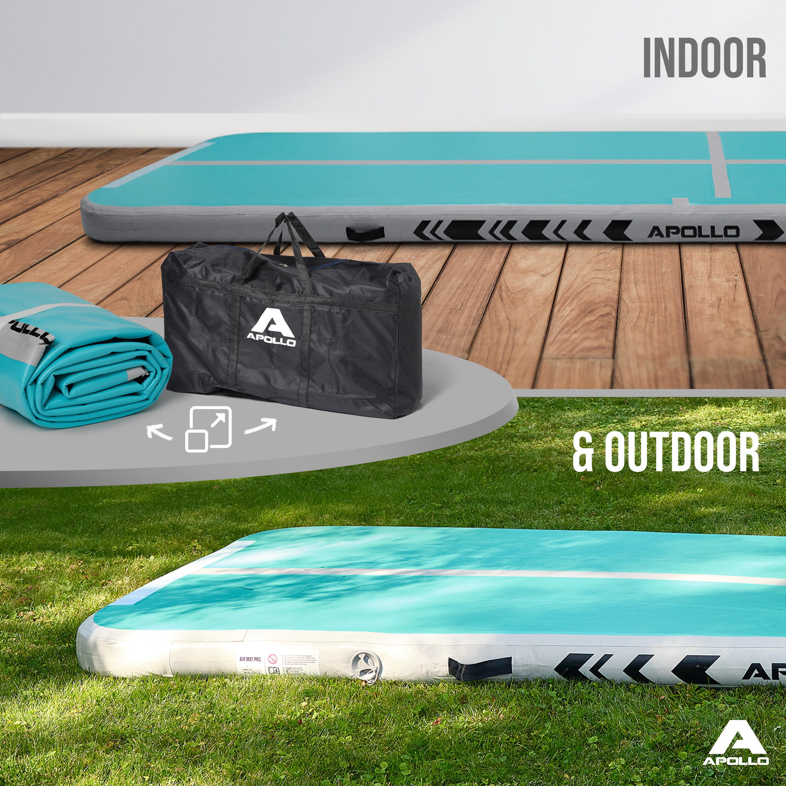 Tapis gonflable Air Mat Pro – Airtrack pour gymnastique et yoga 3–4 m 6/7