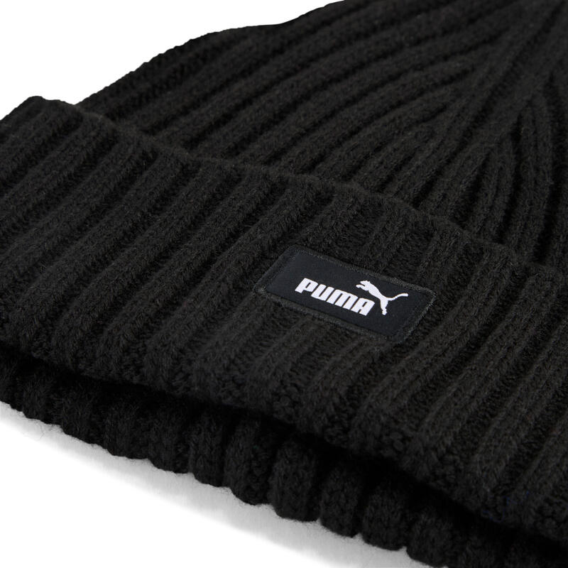 Șapcă alergare tricotaj ribat Essentials Fisherman Beanie, roșu PUMA
