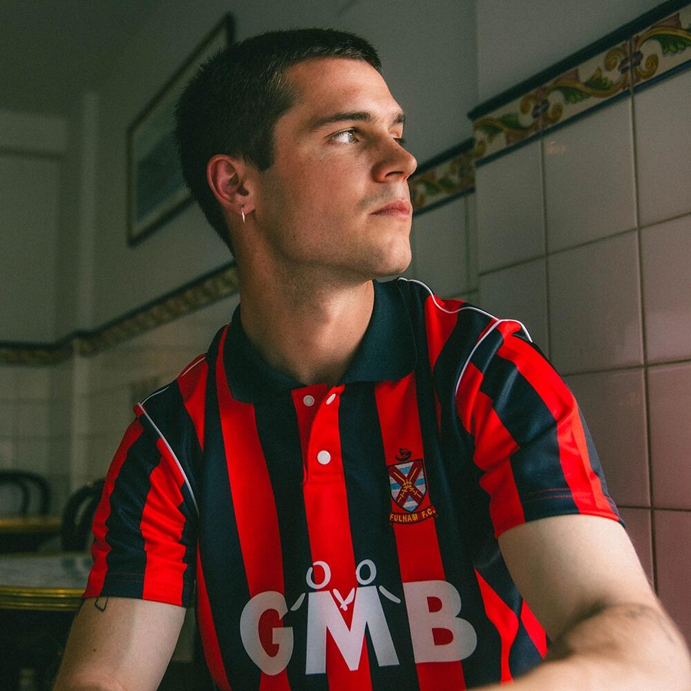 Camiseta de Fútbol - Hombre - Fulham FC 1993 - 94 - Negro - Rojo 2/7