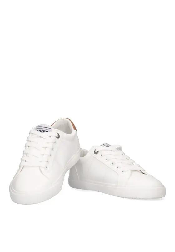 Deportivas Casual Hombre Suela Plana - Modelo 84732 Blanco 5/6