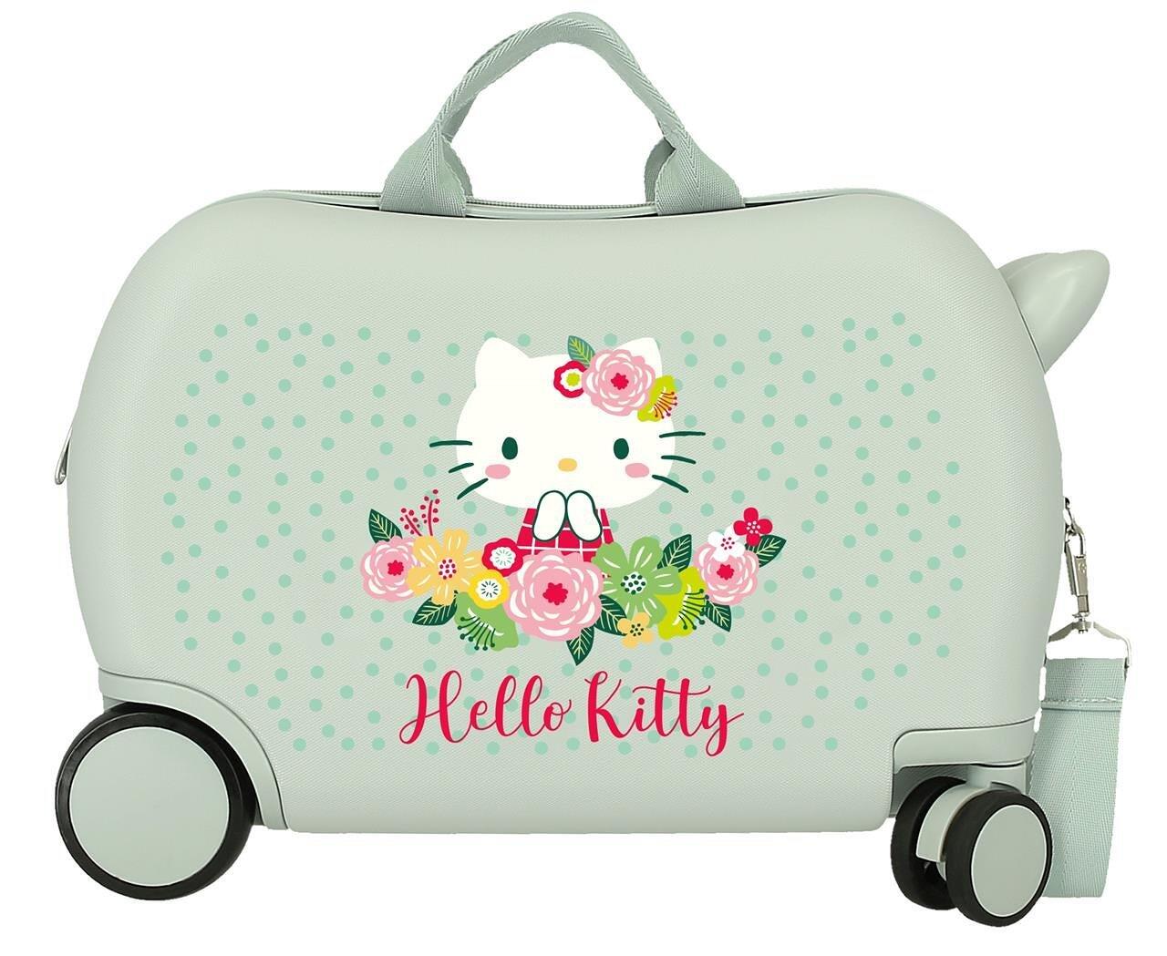 Maleta Infantil Sanrio Hello Kitty Floral Kitty ABS con capacidad de 28L Menta 1/4