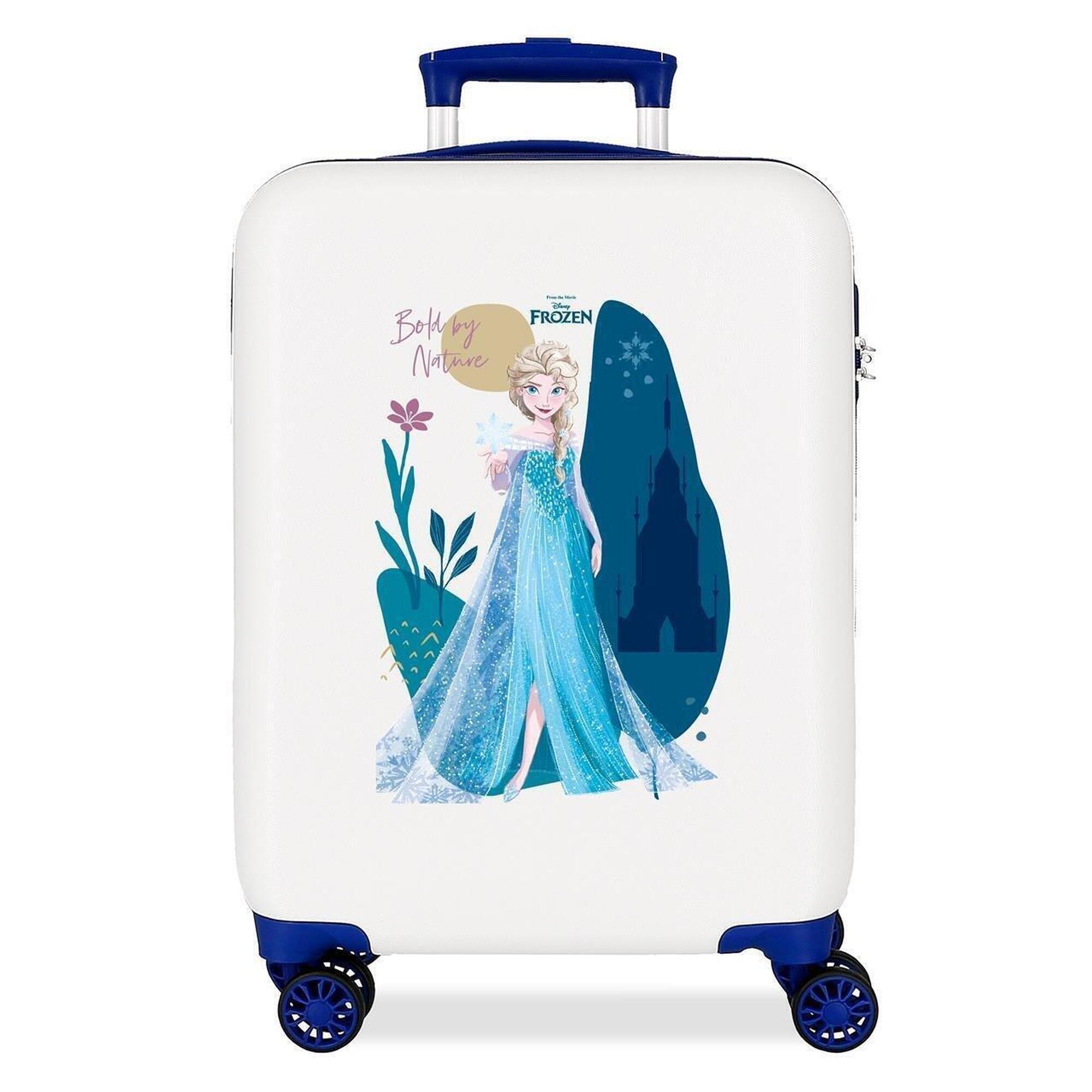Disney - Valise Cabine Disney Frozen Nature Is Magical Abs Avec Une Capacité De 34l Blanc - Sac À Dos - Blanc - No Size - Decathlon