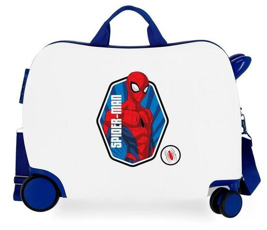 Valise enfant Marvel Spiderman Brave ABS avec une capacité de 34L Blanc