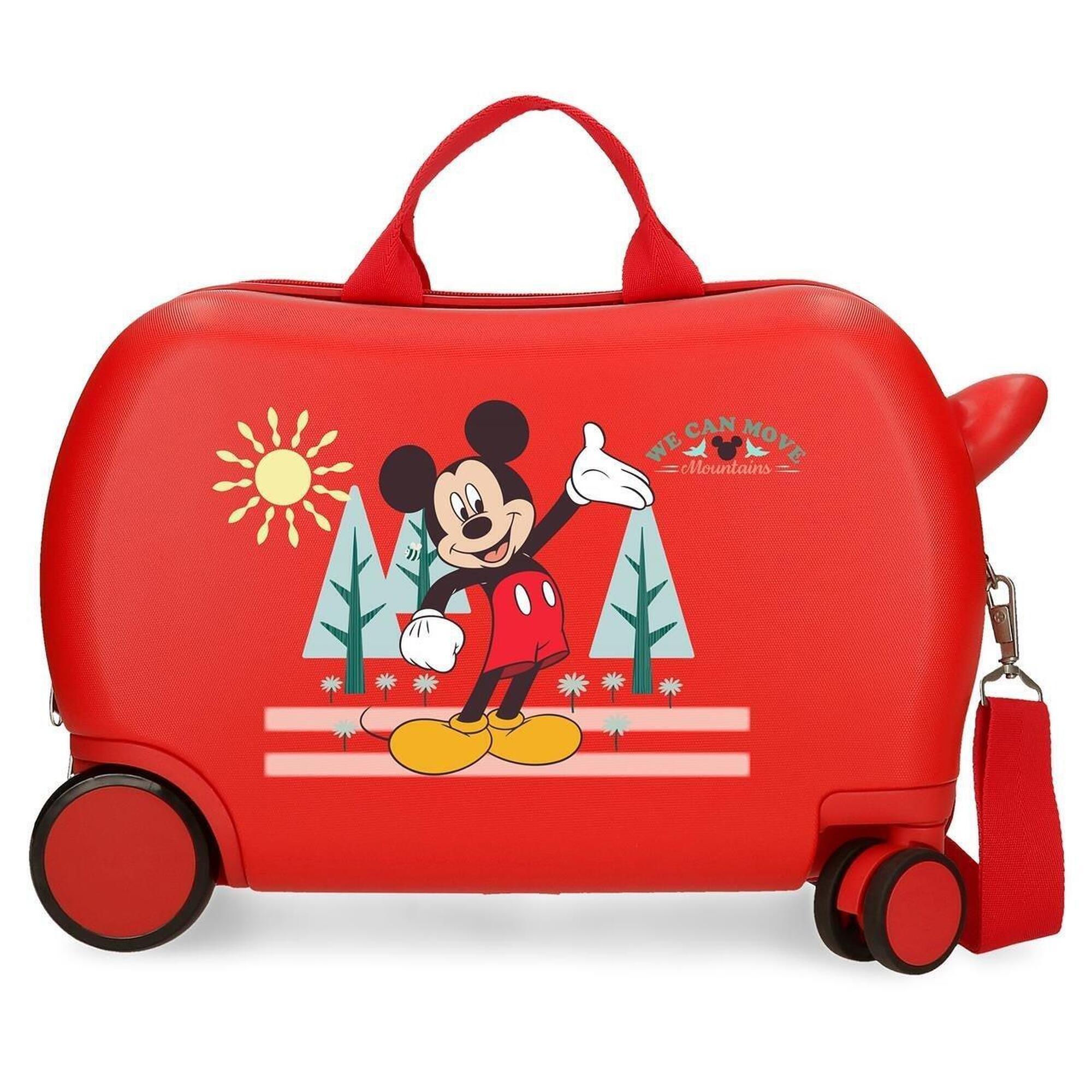 Disney - Valise Enfant Disney Mickey Mountains Abs Avec Une Capacité De 28l Rouge - Sac À Dos - Rouge - No Size - Decathlon