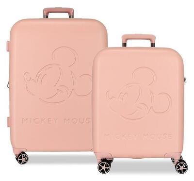 Valigia media Disney MickEy Good trip ABS con capacità 9261L Nuderose