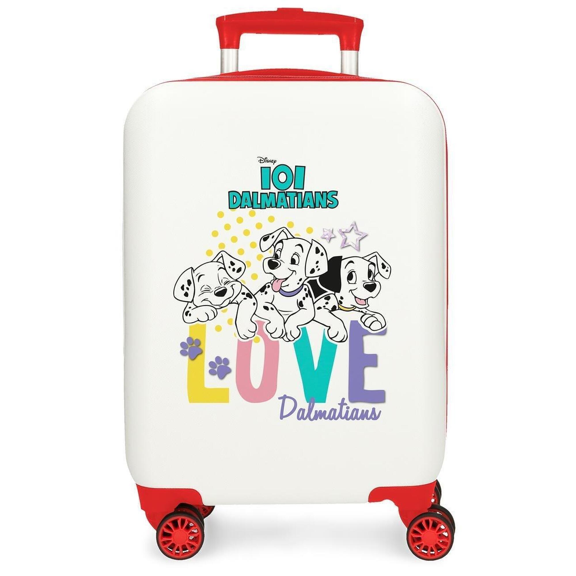 Disney - Valise Cabine Disney 101 Dalmatiens Abs Avec Une Capacité De 33l Blanc - Sac À Dos - Blanc - No Size - Decathlon