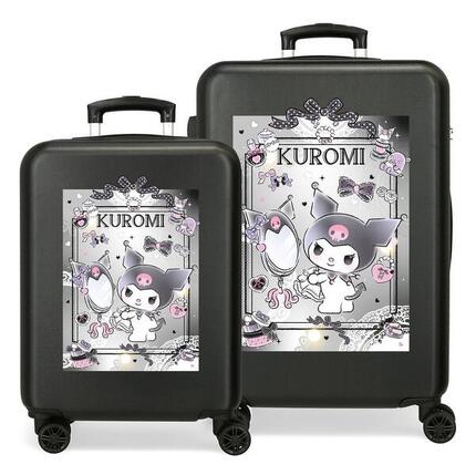Valise cabine Sanrio Kuromi dream closer ABS avec une capacité de 41,8L Noir