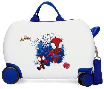 Valise enfant Marvel Spiey Team up ABS avec une capacité de 28L Blanc