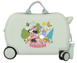 Valise enfant Disney Minnie Sunshine ABS avec une capacité de 28L Menthe