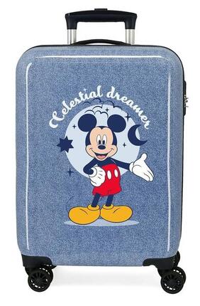 Valise cabine Disney Mickey Celestial dreamer ABS avec une capacité de 34L Denim